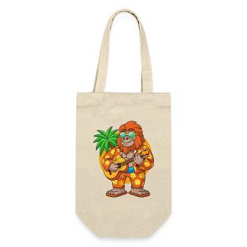Lustige Bigfoot Cartoon Sommer Strand Sonnenbrille - Geschenkbeutel für Flaschen - Natur - Vorne