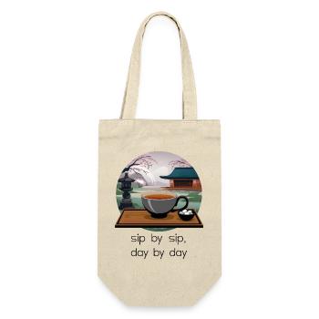 Sip By Sip, Day By Day - Gift Bag for Bottles - nature - Front