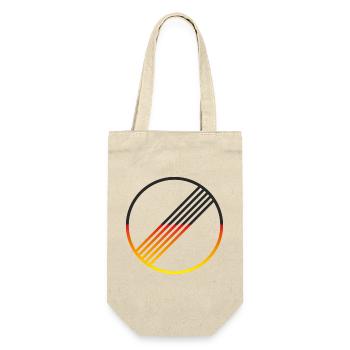 UNBEGRENZT DEUTSCHLAND by Unbegrenzt Apparel - Geschenkbeutel für Flaschen - Natur - Vorne
