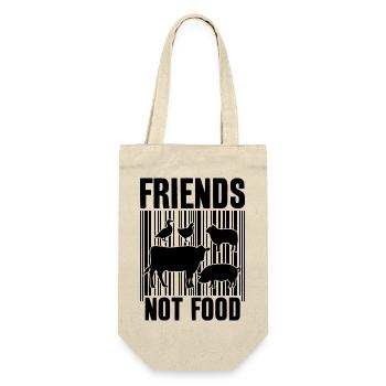 AMIS NON ALIMENTAIRES VEGAN VEGANS - Sac à bouteille - nature - Devant