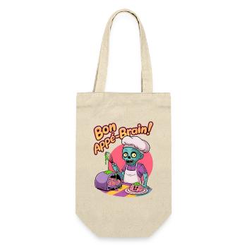Bon Appé-brain! - Gift Bag for Bottles - nature - Front