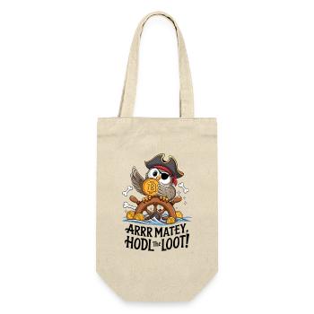 Hodl Le Butin ! - Sac à bouteille - nature - Devant