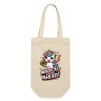 Magical Gains Ahead! - Gift Bag for Bottles - nature - Front