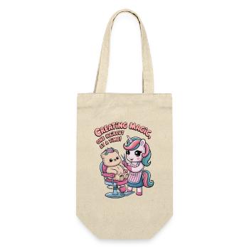 Creating Magic, One Haircut At A Time! - Gift Bag for Bottles - nature - Front