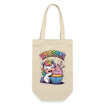 Les licornes rendent tout meilleur - Sac à bouteille - nature - Devant