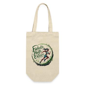 Fueled By Plants Not Excuses - Gift Bag for Bottles - nature - Front