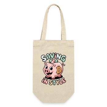 Saving In Style - Gift Bag for Bottles - nature - Front