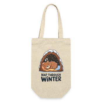 Nap Through Winter - Gift Bag for Bottles - nature - Front
