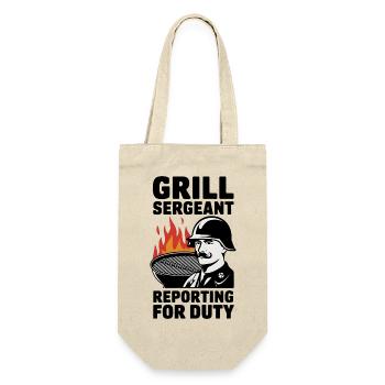 Grill Sergeant Reporting For Duty - Gift Bag for Bottles - nature - Front