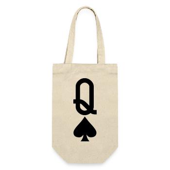 Carte à jouer au poker - Spades Lady - Sac à bouteille - nature - Devant