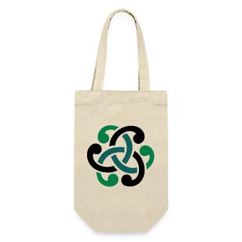 Keltischer Knoten vector - Geschenkbeutel für Flaschen - Natur - Vorne