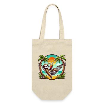 Sloth in the hammock - Gift Bag for Bottles - nature - Front