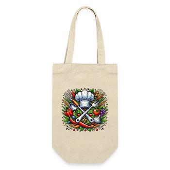 Koch Logo - Gift Bag for Bottles - nature - Front