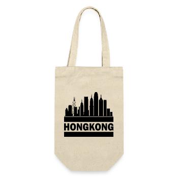 Hong Kong Skyline Souvenir Asia Buddha Gift Om - Gift Bag for Bottles - nature - Front