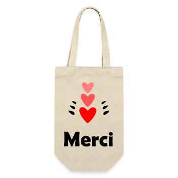 THANK YOU. MISTRESS. MASTER. THANK YOU MISTRESS - Gift Bag for Bottles - nature - Front