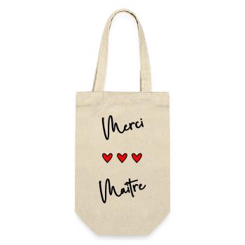 MASTER. MASTER - Gift Bag for Bottles - nature - Front
