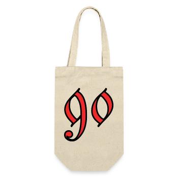 90 - Gift Bag for Bottles - nature - Front