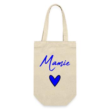OMA. MUTTERTAG. ALLES GUTE ZUM GEBURTSTAG OMA. ICH LIEBE DICH - Geschenkbeutel für Flaschen - Natur - Vorne