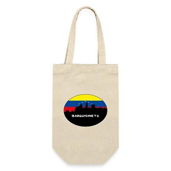 Barquisimeto Venezuela Flagge Skyline Silhouette Tra - Geschenkbeutel für Flaschen - Natur - Vorne