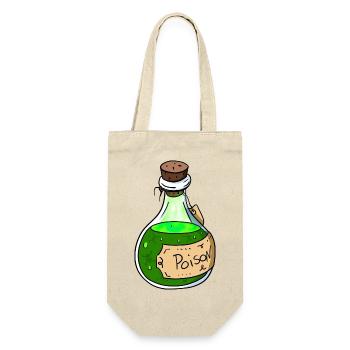 Gift Flasche - Geschenkbeutel für Flaschen - Natur - Vorne