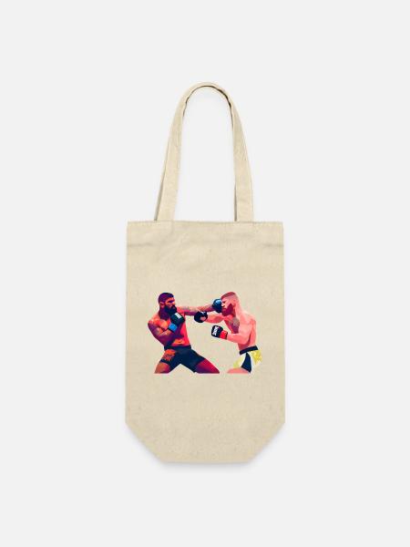 MMA Kampfzone - Geschenkbeutel für Flaschen - Natur