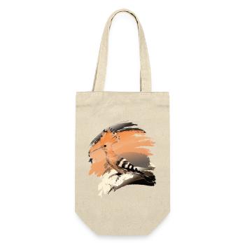 Wiedehopf (Upupa epops) Vogel des Jahres 2022 - Geschenkbeutel für Flaschen - Natur - Vorne