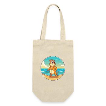 Chipmunk Aquarell Cartoon Kawaii Clipart Tier - Geschenkbeutel für Flaschen - Natur - Vorne