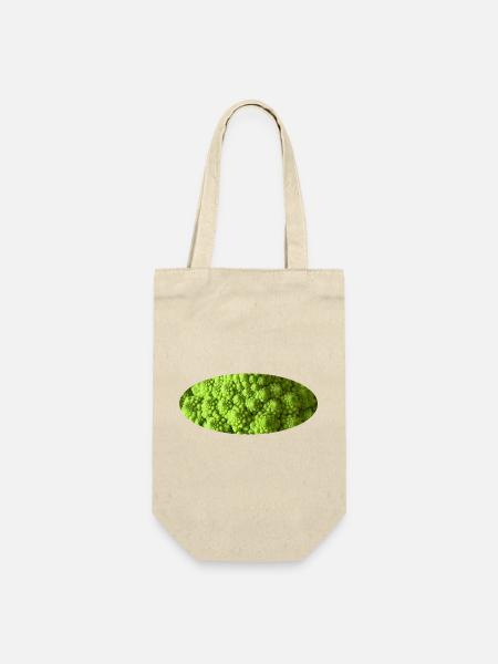 Romanesco-Brokkoli - Geschenkbeutel für Flaschen - Natur
