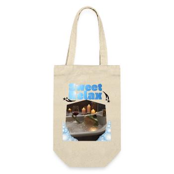 Sweet_Relax_-4500_x_5400_px- - Geschenkbeutel für Flaschen - Natur - Vorne