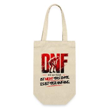 DNF ist nicht das Ende - Läufer Motivation - Geschenkbeutel für Flaschen - Natur - Vorne