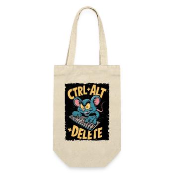 Strg Alt Entf Tastatur Maus Humor - Geschenkbeutel für Flaschen - Natur - Vorne
