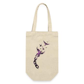 Purple Chain Wings Release - Geschenkbeutel für Flaschen - Natur - Vorne