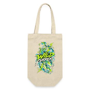 Wilder Current Drachenwelle - Geschenkbeutel für Flaschen - Natur - Vorne