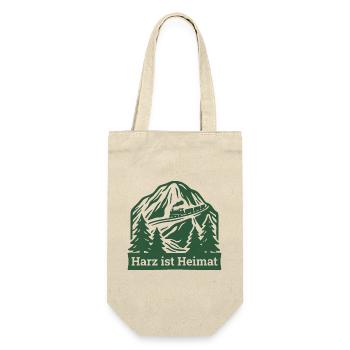 Harz ist Heimat Wandern - Geschenkbeutel für Flaschen - Natur - Vorne