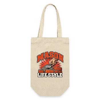 Mason Lifestyle Ziegelwerk - Geschenkbeutel für Flaschen - Natur - Vorne