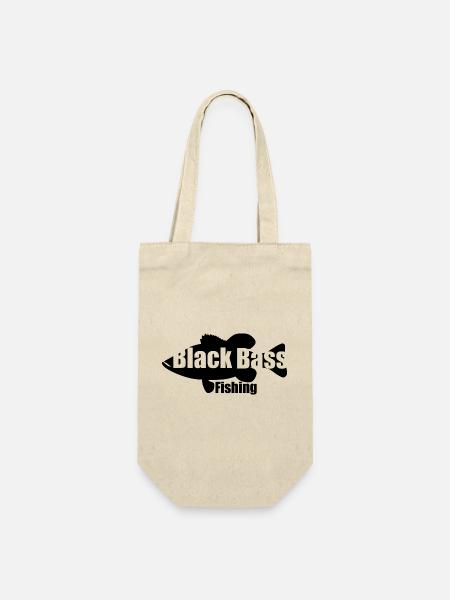 Black bass fishing - Geschenkbeutel für Flaschen - Natur