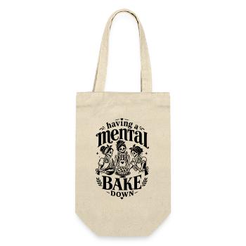 Mental Bake Down - Geschenkbeutel für Flaschen - Natur - Vorne