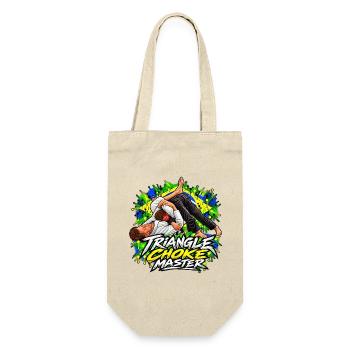 Brazilian Jiu-Jitsu Triangle Choke Master BJJ - Geschenkbeutel für Flaschen - Natur - Vorne