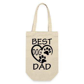 Dog dog - Geschenkbeutel für Flaschen - Natur - Vorne
