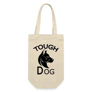 Dog dog - Geschenkbeutel für Flaschen - Natur - Vorne