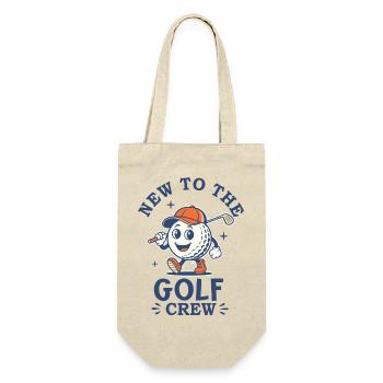 Golf Crew Baby - Geschenkbeutel für Flaschen - Natur - Vorne