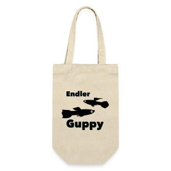 Endler guppy (Poecilia wingei) - Geschenkbeutel für Flaschen - Natur - Vorne