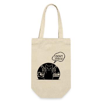 Cat cat - Geschenkbeutel für Flaschen - Natur - Vorne