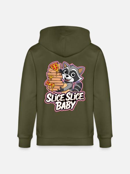 Tranche, Tranche, Bébé - Veste à capuche bio CULTIVATOR Stanley/Stella Unisexe - kaki