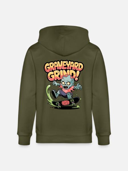 Friedhofs-Grind! - Stanley/Stella Unisex Bio-Kapuzenjacke CULTIVATOR  - Khaki