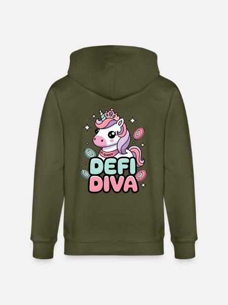 Defi Diva - Stanley/Stella Unisex Bio-Kapuzenjacke CULTIVATOR  - Khaki