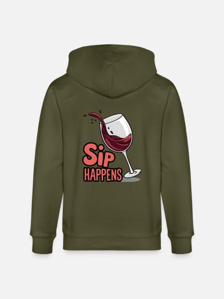 Sip Happens - Veste à capuche bio CULTIVATOR Stanley/Stella Unisexe - kaki