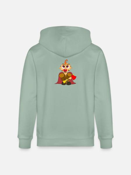 Bébé Goliath - Veste à capuche bio CULTIVATOR Stanley/Stella Unisexe - vert de gris clair