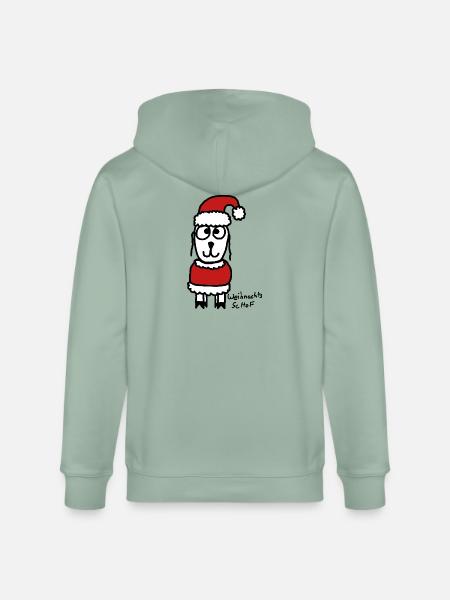 Weihnachts ScHoF - Stanley/Stella Unisex Bio-Kapuzenjacke CULTIVATOR - Helles Graugrün