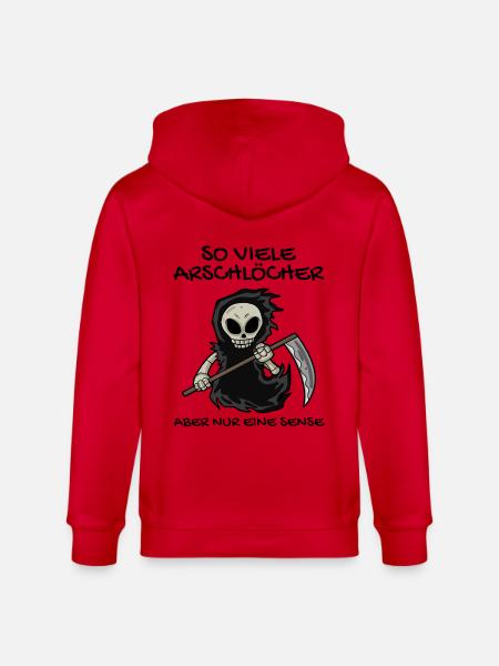 Sensenmann - Stanley/Stella Unisex Bio-Kapuzenjacke CULTIVATOR  - Rot